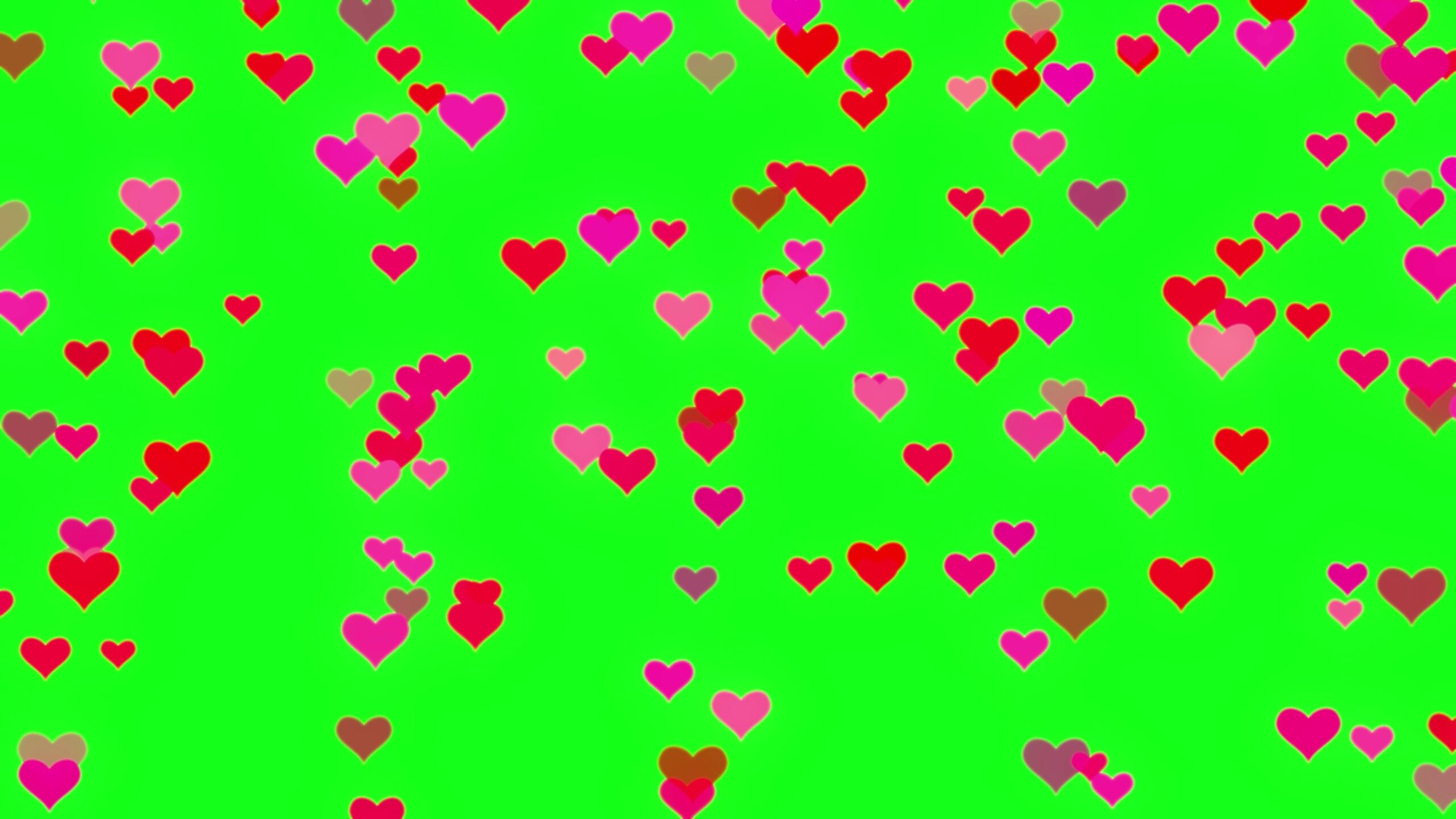 4K Green Screen Hearts Effect Free Download || Valentine’s Day Green Screen Effect