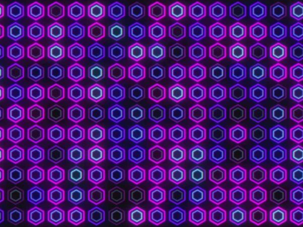 4K Glowing Purple & Cyan Shapes Motion Background || VFX Free To Use 4K Screensaver || FREE DOWNLOAD