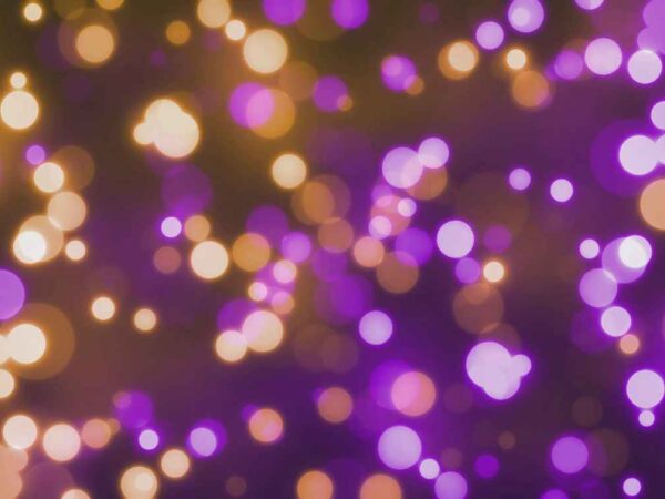 4K Glowing Purple & Orange Bokeh Particles Motion Background || VFX Free To Use 4K Screensaver
