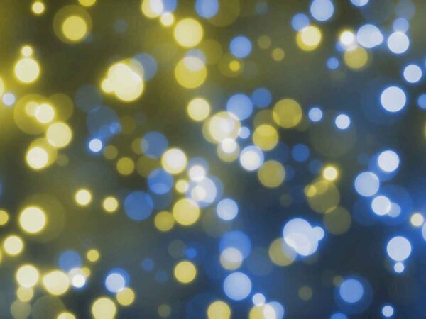 4K Blue & Yellow Bokeh Particles Motion Background || Free To Use 4K Screensaver || FREE DOWNLOAD