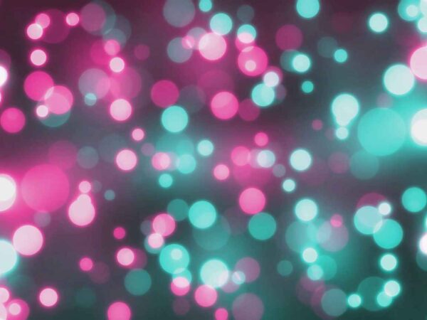 4K Pink & Turquoise Bokeh Particles Motion Background || Free To Use 4K Screensaver || FREE DOWNLOAD