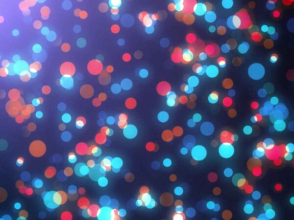 4K Cyan & Orange Particles Looped Screensaver || UHD Free To Use Motion Background