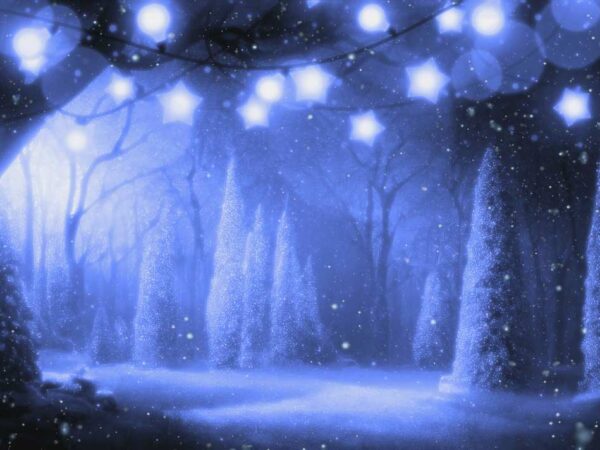 Cozy Winter Night Screensaver – 4K Video with Soothing Piano Music