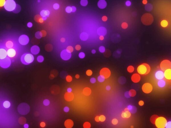 4K Glowing Purple & Orange Bokeh Particles Motion Background || Free To Use 4K Screensaver