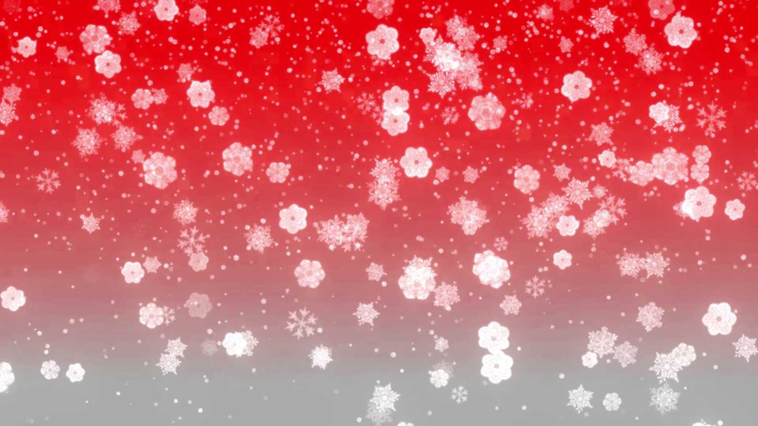 4K Christmas Themed Snowflakes Motion Background || Free Screensaver
